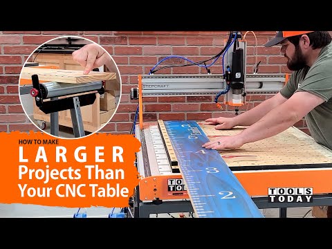 How To Make Larger Projects Than Your CNC Table Size | ToolsToday