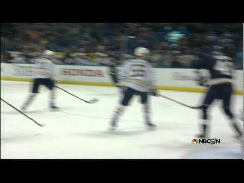 David Backes tip in PPG 4-1 Buffalo Sabres vs St. Louis Blues Nov 11 2014 NHL