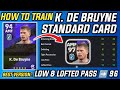 How to train K. De Bruyne Standard Max Level 97 ( Low & Lofted Pass : 96 ) Efootball 2024 mobile