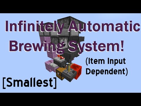 [Smallest] Automatic Brewing System! (5 ingredient) [2x4x5] | Minecraft