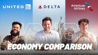 American vs Delta vs United - ECONOMY CLASS BATTLE | New York to Los Angeles