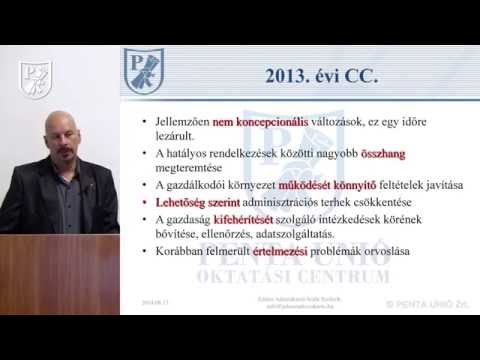 PENTA UNIÓ Zrt. - Juhász Tibor: Mérlegképes könyvelő továbbképzés 2014.