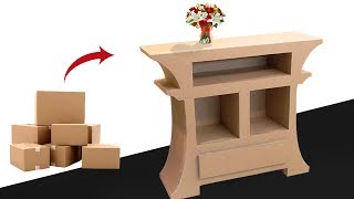 Amazing furniture DIY using cardboard Very simple and easy crafts |Cardboard furniture craft at home