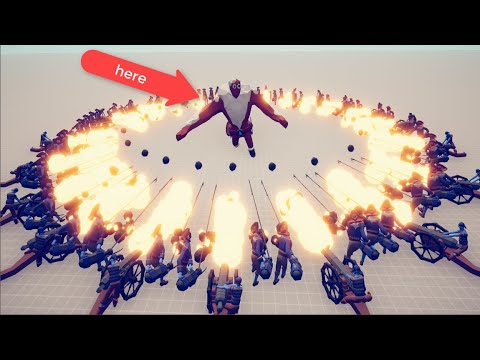 50x Harpooner 50x Cannon vs EVERY UNIT - Totally Accurate Battle Simulator