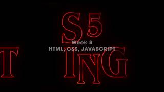 This is CS50 - Stranger Things