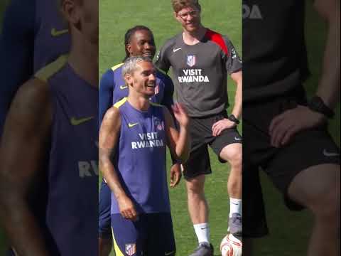 😍 Griezmann profite vraiment à fond de ses derniers entraînements avec l'Atlético ! #shorts