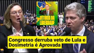 Dosimetria é Aprovada no Congresso após derrubada do veto de Lula