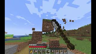 【マイクラJAVA版】無言実況 開拓物語 009 初めての整地