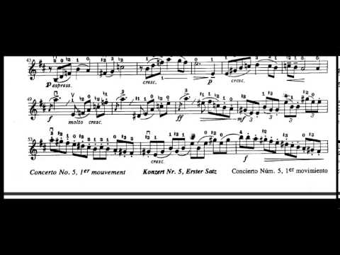 Concerto No. 5, 1st Movement (F. Seitz)