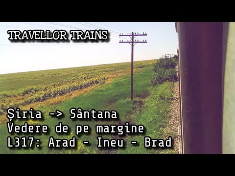 Linia 317: Arad - Ineu - Brad | De la Șiria la Sântana (Side-view)