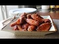 Honey Sriracha Chicken Wings and the Secret to Crispy Baked Wings!