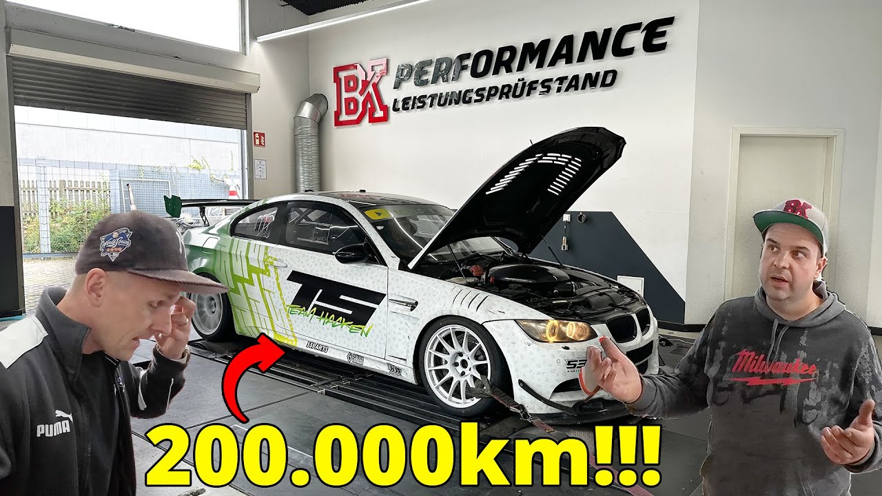 Der Moment der Wahrheit! Was drückt der M3 mit 200.000km?