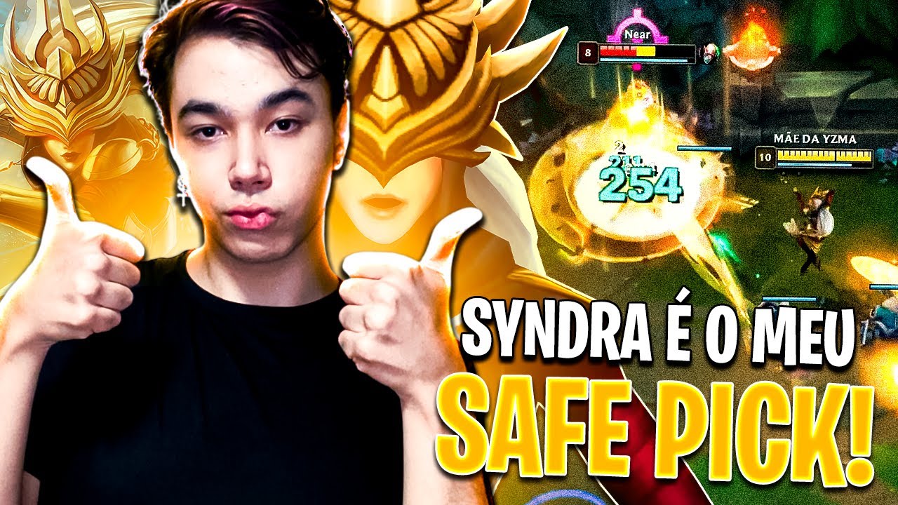 ESSA LUX SOFREU NA MÃO DA MINHA SYNDRA! | LEAGUE OF LEGENDS