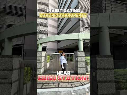 [Too many doors!?] Investigating a luxury property just a 7-minute walk from Ebisu Station✨