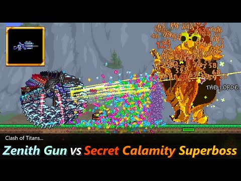 Zenith Gun in Terraria, Overpowered Ranged Weapon for Overpowered THE LORDE