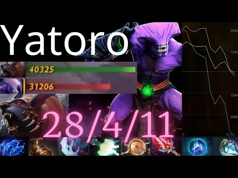 Yatoro Faceless Void vs Ursa, Void Spirit, Magnus - incoordinate - dota2