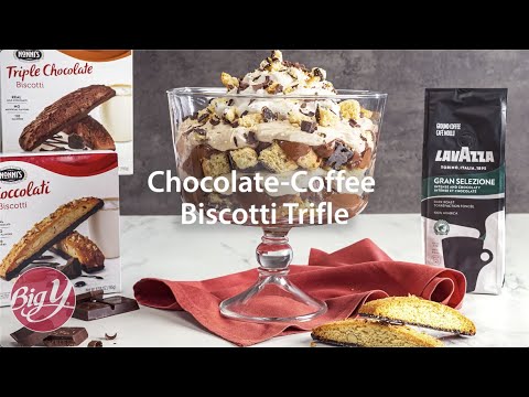 Chocolate Coffee Biscotti Trifle Recipe