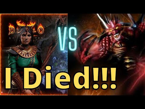 Diablo 2 Resurrected Nova Sorceress vs. Uber Diablo Clone | Part 1