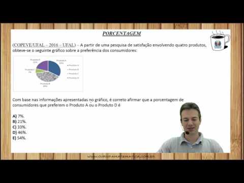 E0226 - COPEVE/UFAL - 2016 - UFAL - PORCENTAGEM (www.gurudamatematica.com.br)