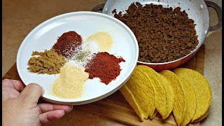 Taco Seasoning Recipe| Taco Meat Recipe | Gochujang Mama Recipes