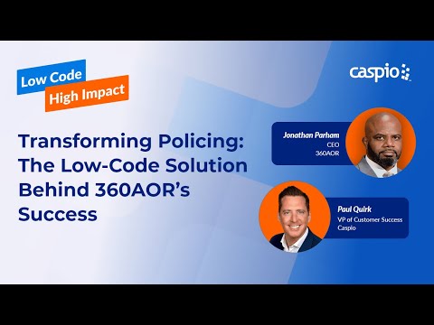Transforming Policing The Low-Code Solution Behind 360AOR’s Success