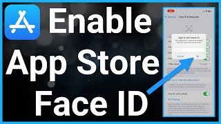 How To Enable Face ID For App Store