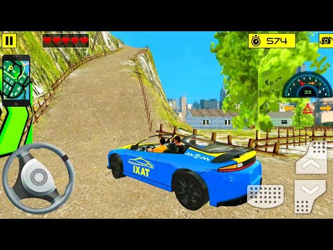 Countryside Taxi Driver Simulator #2 - Taxi Car Without Roof - Android Gameplay