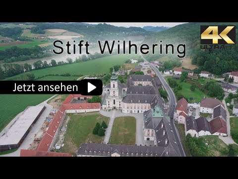 Stift Wilhering Luftbildaufnahme