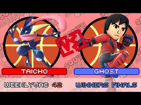 WeeklyVac 42 - SSBU - Taicho (Greninja) vs Ghost (Mii Brawler)