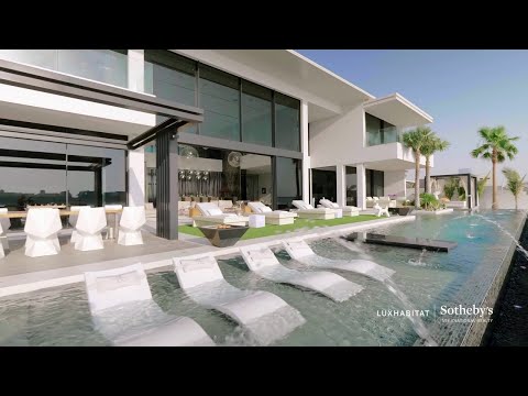 ONE100 PALM - Ultra Luxury Private Villa Palm Jumeirah, Dubai In 4K  | Million 💲 Designs