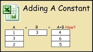 How to add a constant value to a column in Excel