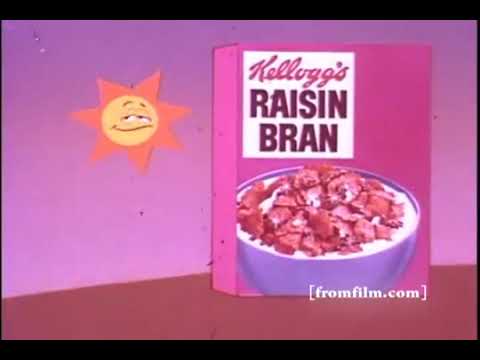 70s Raisin Bran Commercial (With Jo Mapes And Daws Butler)