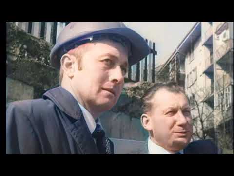 Schweizer Filmwochenschau 1971 - Ein Haus auf Reisen (coloriert)