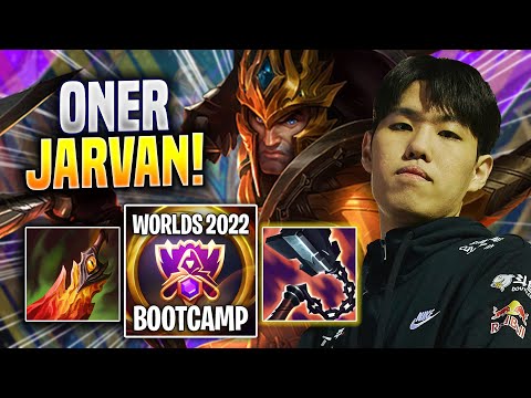 ONER CRAZY GAME WITH JARVAN! - T1 Oner Plays Jarvan JUNGLE vs Rumble! | Bootcamp 2022