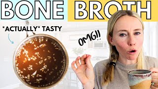 I Made BONE BROTH Taste 10x BETTER