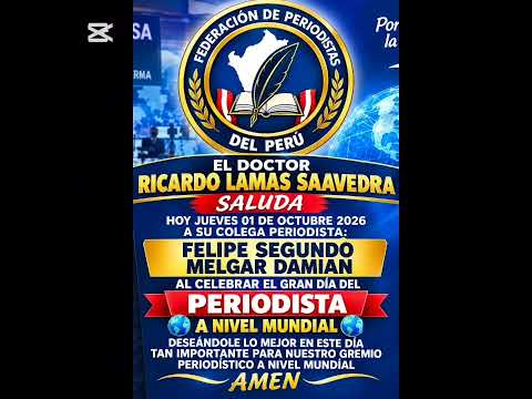 FELIZ DIA DEL #PERIODISTA HA TODOS MIS COLEGAS #CHICLAYO  #LAMBAYEQUE MI QUERIDO Y #NORTE #SUR 🇵🇪 🖊