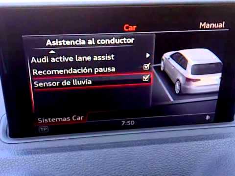 Audi A3 (2012). Pantalla 7″