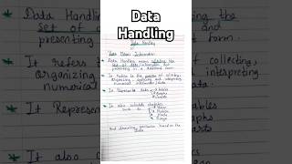 What is Data Handling✨Mathematics|Basic Data Handling #shortvideo#shorts#data #datahandling#table