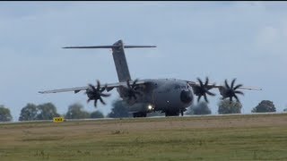 preview picture of video 'ILA 2012 - A400M taxi takeoff flight touchdown'