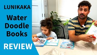 Mess Free Reusable coloring with water! Review of the LUNIKAKA Water Doodle Books
