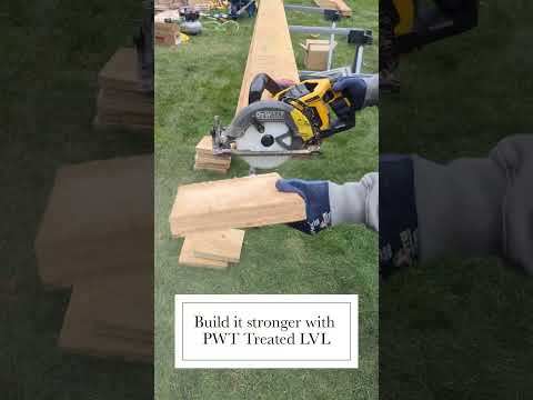 Replacing old composite decking with Timbertech Advanced PVC decking & PWT Treated LVL