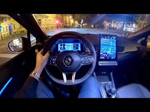 RENAULT CAPTUR FACELIFT 2025   NIGHT POV test drive pure DRIVING Techno