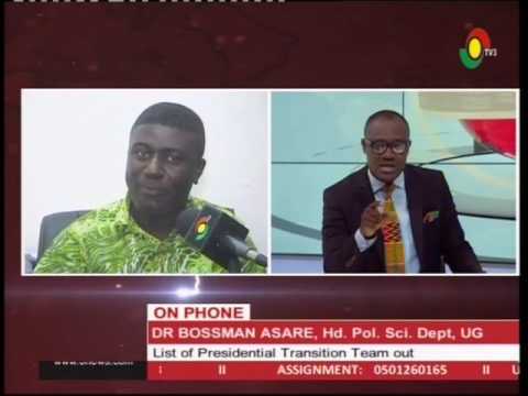 Discussing the list of presidential transition team - 10/12/2016