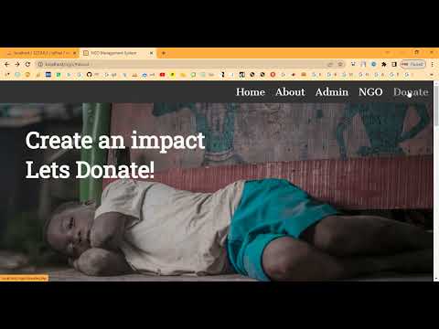 NGO Managaement System in PHP Application Projects