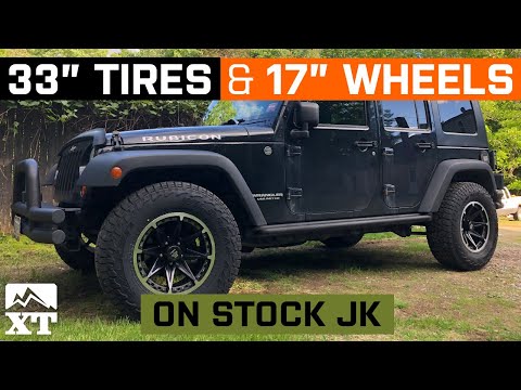 Stock JK Wrangler | 33x11.5R17 | 17x9 Wheels - W&T Fitment