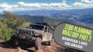 Zero Planning Roadtrip Part 2 / Bowman Lake