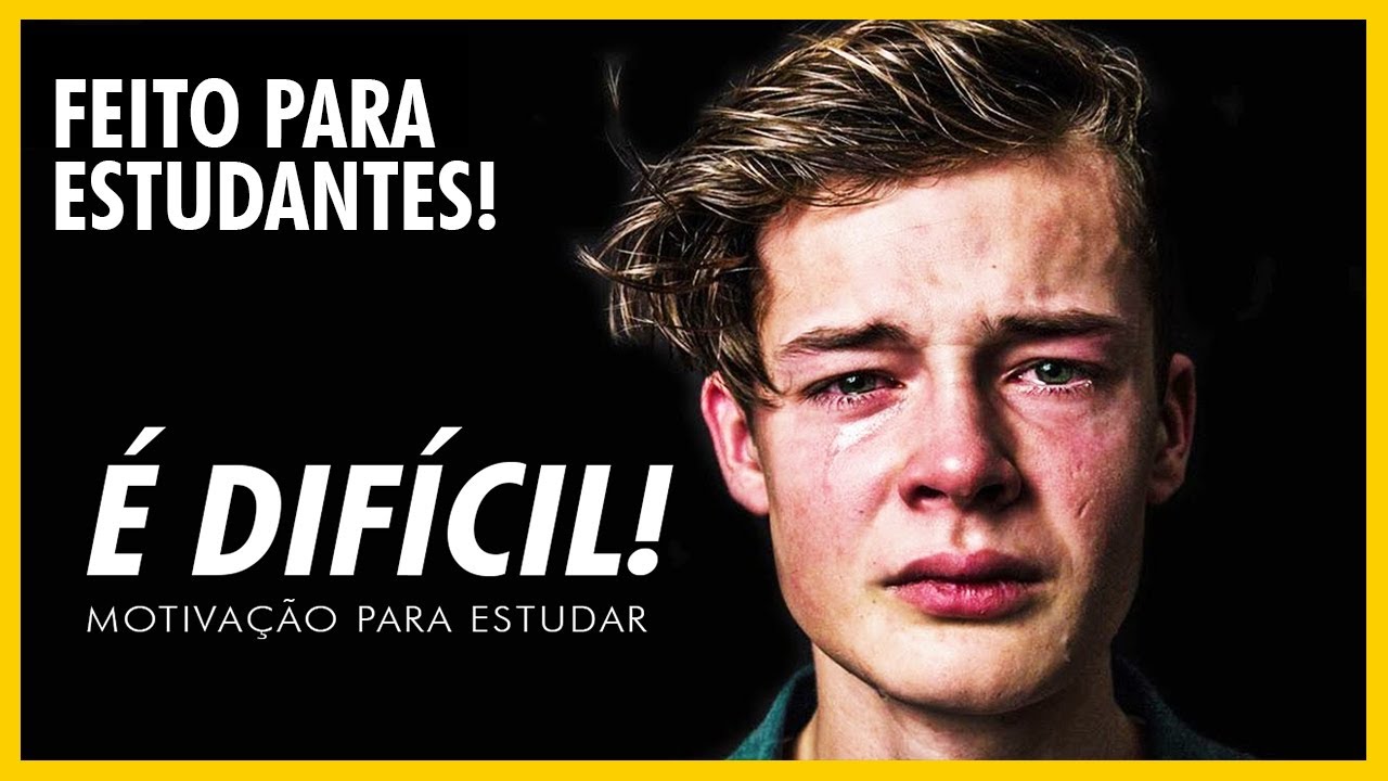 É DIFÍCIL TIRAR BOAS NOTAS - MOTIVAÇÃO PARA ESTUDAR (MOTIVACIONAL)