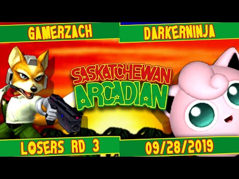 GamerZach (Fox) vs. Darkerninja (Puff) - Losers Rd 3 - SK Arcadian