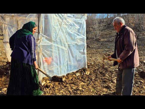 The harsh nomadic life in the Zagros forests; A homeless family's struggle to survive