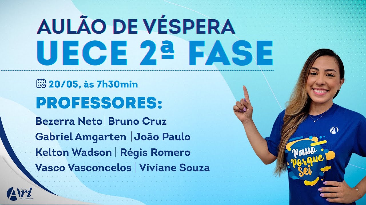 Aulão de Véspera UECE 2023.2 | 2ª Fase
